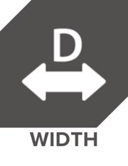 D WIDTH